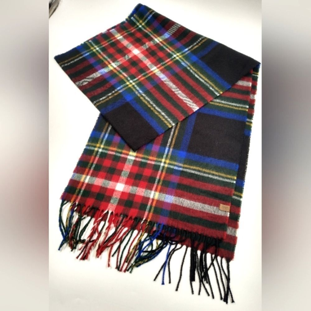 Roots Canada Long Winter Knit Fringe Scarf Unisex - Picture 12 of 12